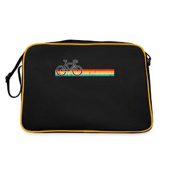 Vélo Rétro - Sac Retro - noir/or - Dos