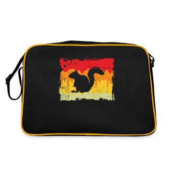 Écureuil Rétro - Sac Retro - noir/or - Dos