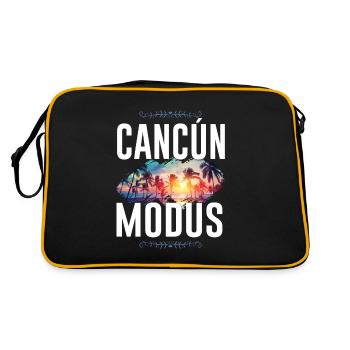 Cancun Mode - Retro Bag - black/gold - Back