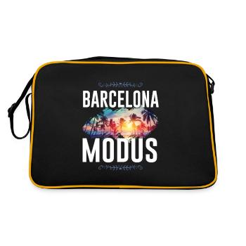 Mode Barcelone - Sac Retro - noir/or - Dos