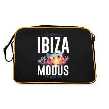 Ibiza Mode - Retro Bag - black/gold - Back
