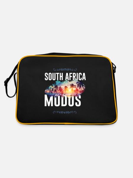South Africa Mode - Retro Bag - black/gold - Back
