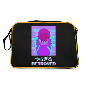 Emo Anime Young Vaporwave Aesthetic Betrayed Ge - Retro Bag - black/gold - Back