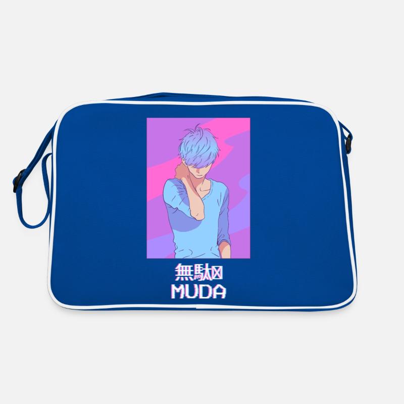 Emo Anime Junge Vaporwave Ästhetische Muda Geschen Retro Tasche