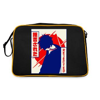 Emo Anime Young Vaporwave Aesthetically Rejected Ges - Retro Bag - black/gold - Back