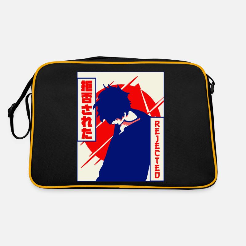 Emo Anime Junge Vaporwave Ästhetisch Abgelehnt Ges Retro Tasche