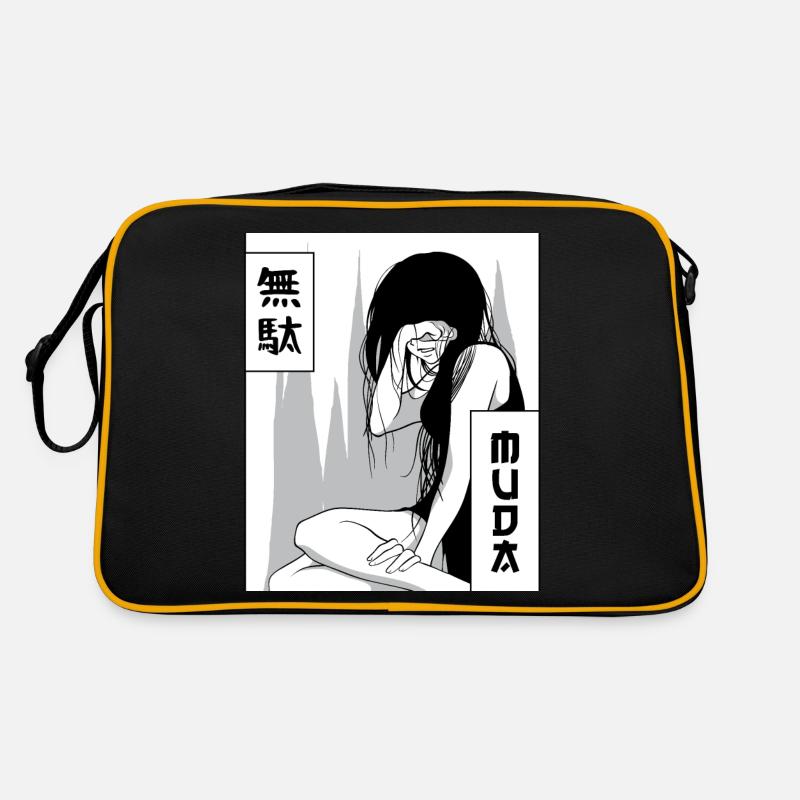 Emo Anime Girl Goth Vaporwave Esthétique Muda Sac Retro