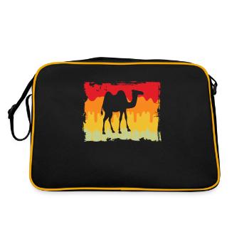 Camel Retro - Retro Bag - black/gold - Back
