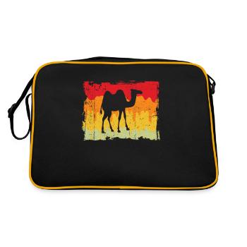 Camel Retro - Retro Bag - black/gold - Back