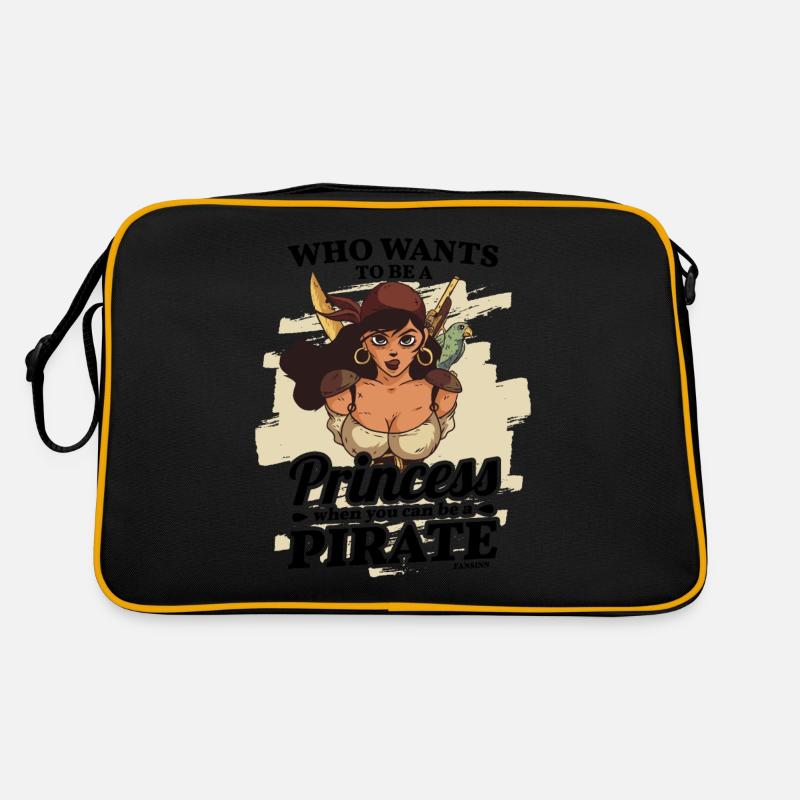 Who Wants To Be A Princess When You Can Be A Pirate Retro Bag