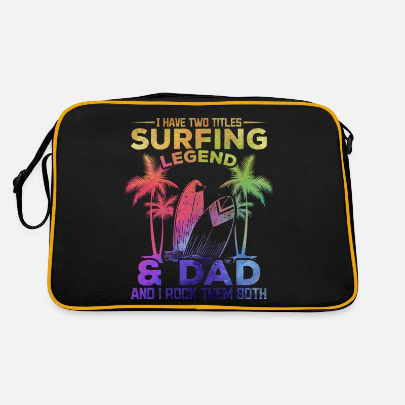 J’ai deux titres Surfing Legend & Dad Surfer Sac Retro
