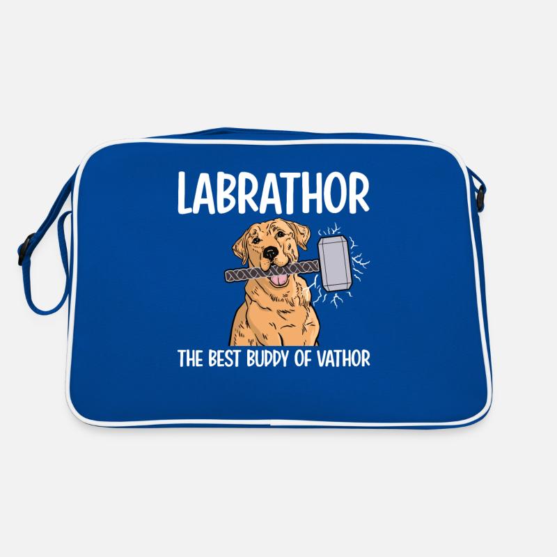 Labrathor Labrador Retriever Golden Retriever Retro Tasche