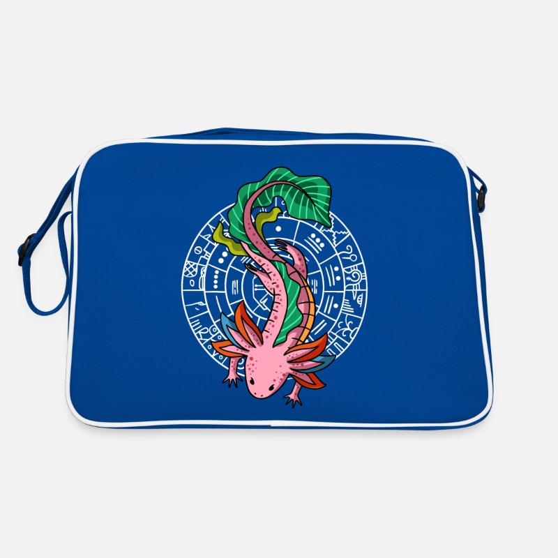 Quetzalcoatl Axolotl Old Aztec Serpent Maya Retro Bag