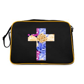 Christianisme - Sac Retro - noir/or - Dos
