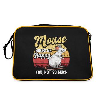 Mouse - Retro Bag - black/gold - Back