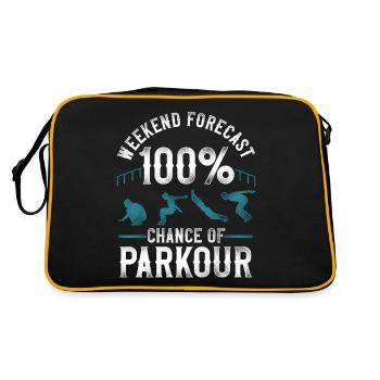 Parkour Free Running Traceur - Retro Bag - black/gold - Back