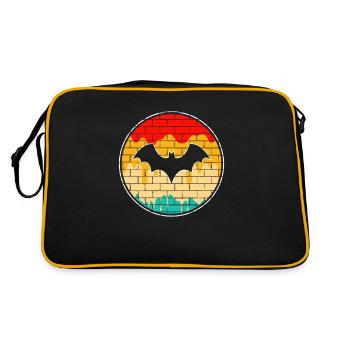 Chauve-souris rétro - Sac Retro - noir/or - Dos