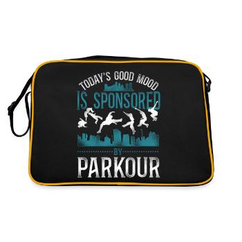 Parkour Free Running Traceur - Retro Bag - black/gold - Back