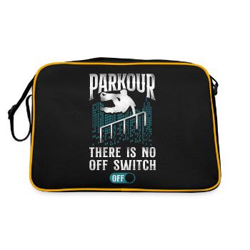 Parkour Free Running Traceur - Retro Bag - black/gold - Back