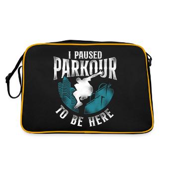 Parkour Free Running Traceur - Retro Bag - black/gold - Back