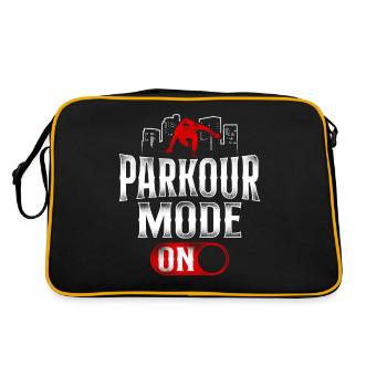 Parkour Free Running Traceur - Retro Bag - black/gold - Back