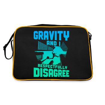 Parkour Free Running Traceur - Retro Bag - black/gold - Back