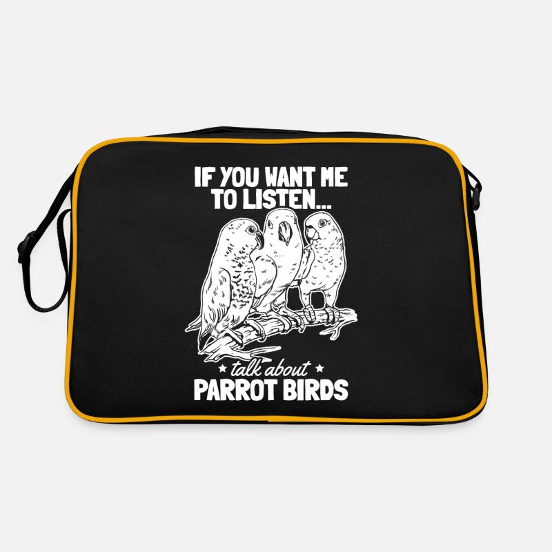 Parrot I Si tu veux que j’écoute, parle Sac Retro