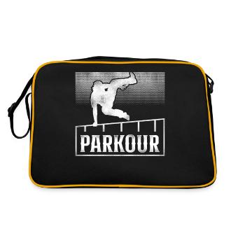 Parkour Free Running Traceur - Retro Bag - black/gold - Back