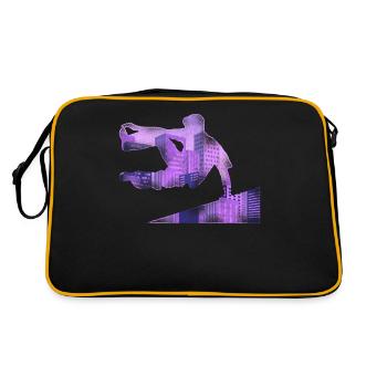 Parkour Free Running Traceur - Retro Bag - black/gold - Back