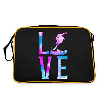 Parkour Free Running Traceur - Retro Bag - black/gold - Back