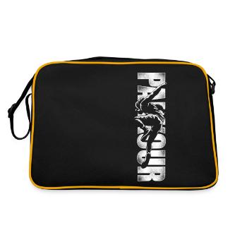 Parkour Free Running Traceur - Retro Bag - black/gold - Back