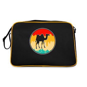 Camel Rétro - Sac Retro - noir/or - Dos