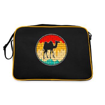 Camel Rétro - Sac Retro - noir/or - Dos