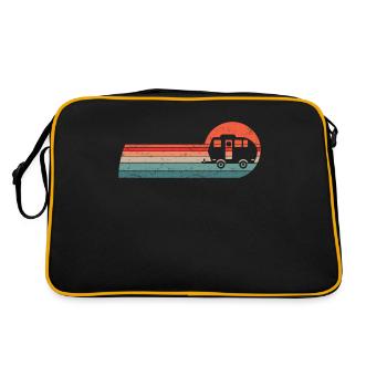 Camping Caravane Camping Caravane - Sac Retro - noir/or - Dos