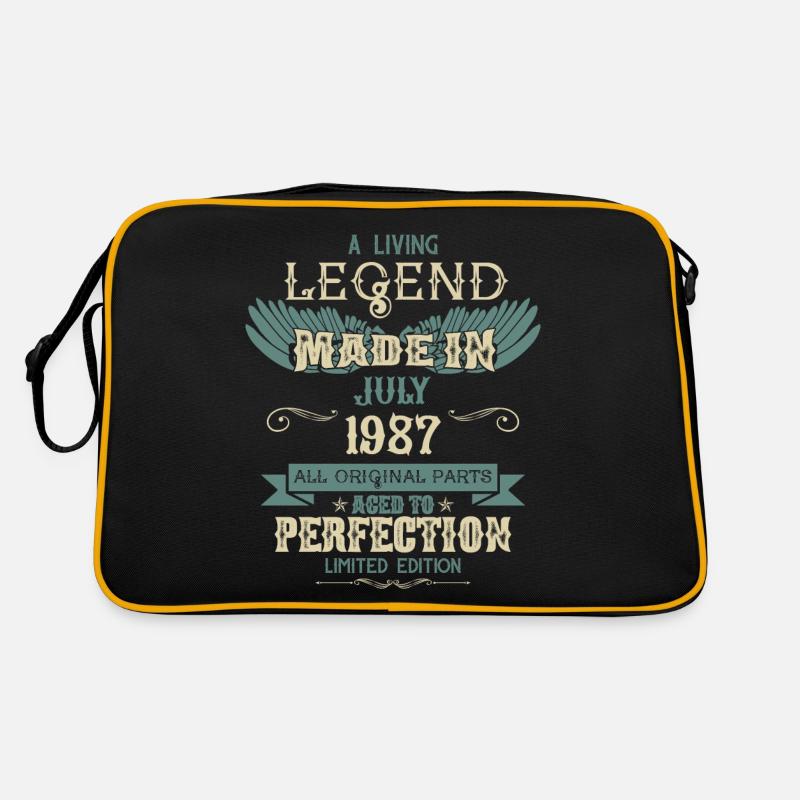 July 1987 Vintage Birthday Retro Bag