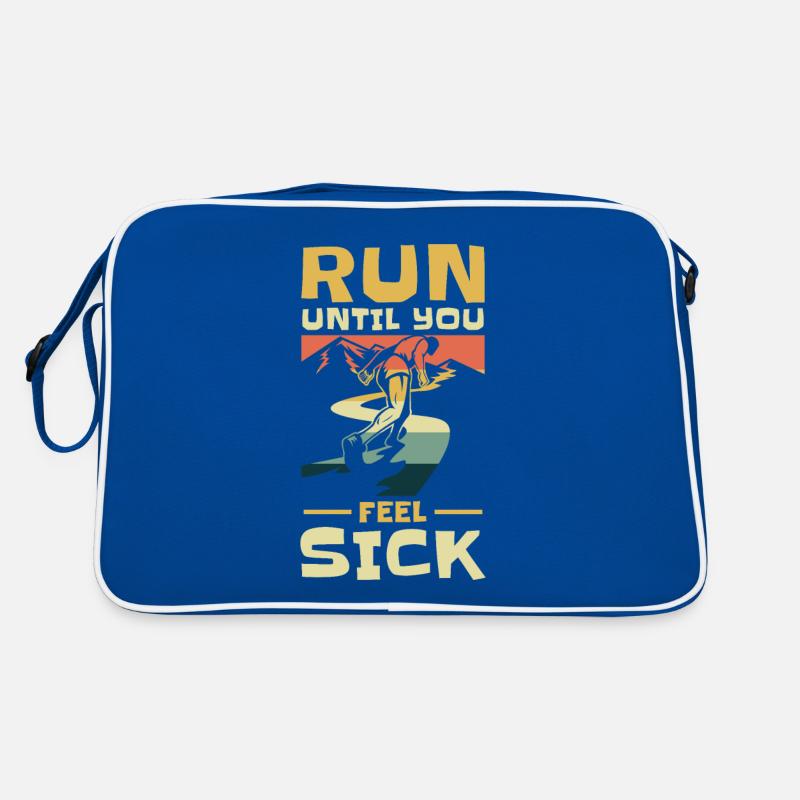 Jogger Läufer Marathon Joggen Langlauf Retro Tasche