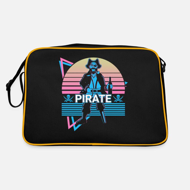 Pirat Retro Geschenk Retro Tasche