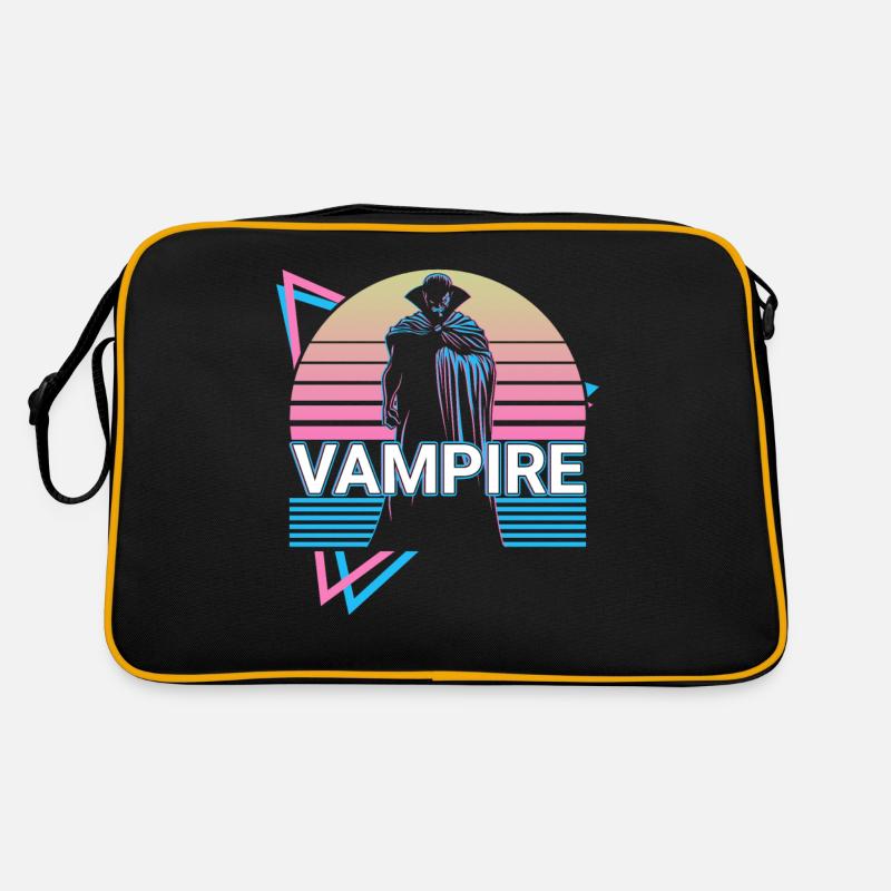 Vampir Halloween Blutsauger Retro Geschenk Retro Tasche