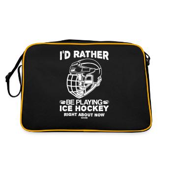 Masque de hockey sur glace cool dire - Sac Retro - noir/or - Dos