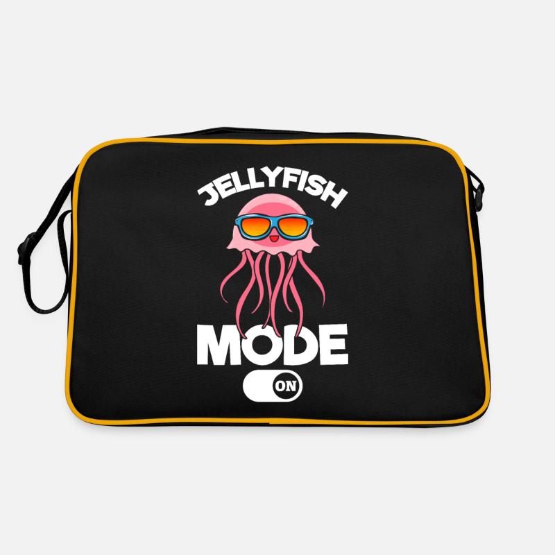 Mode Méduse sur Méduse cool avec lunettes de soleil Sac Retro