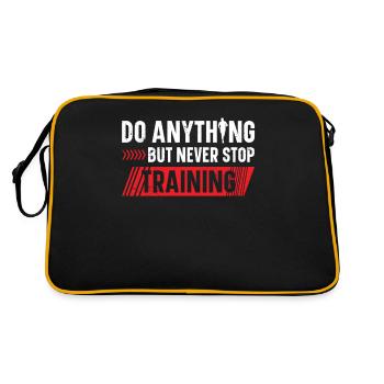 Do Anything But Never Stop Training Runner - Retro Bag - black/gold - Back