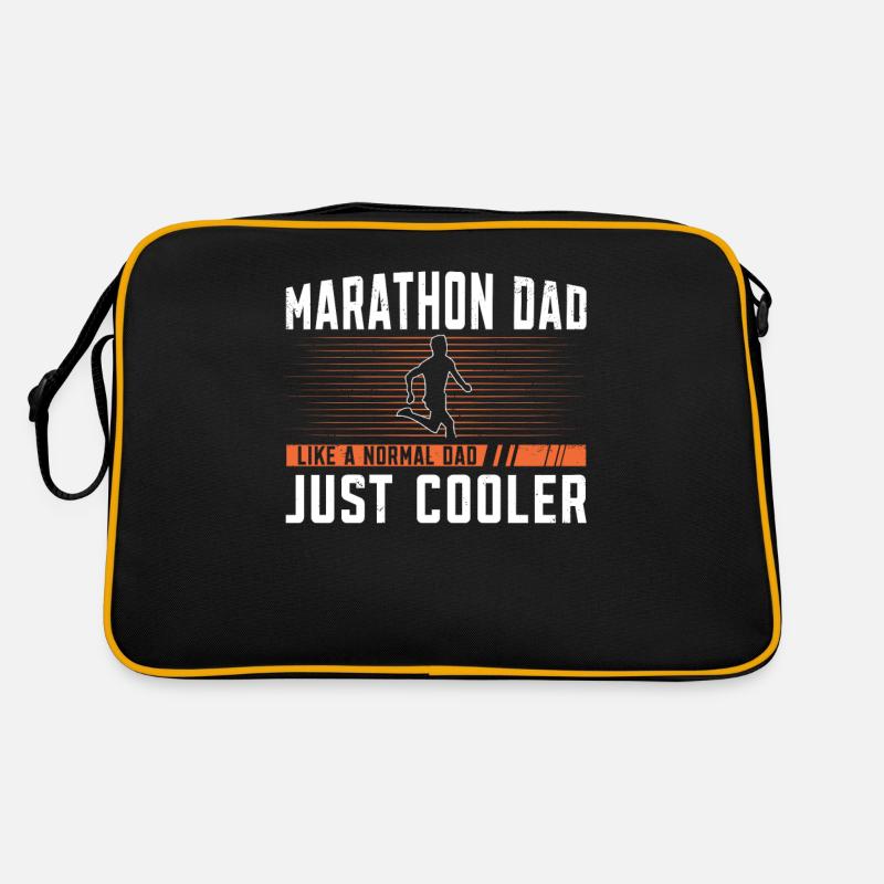 Courir papa comme un papa normal coureur marathon Sac Retro