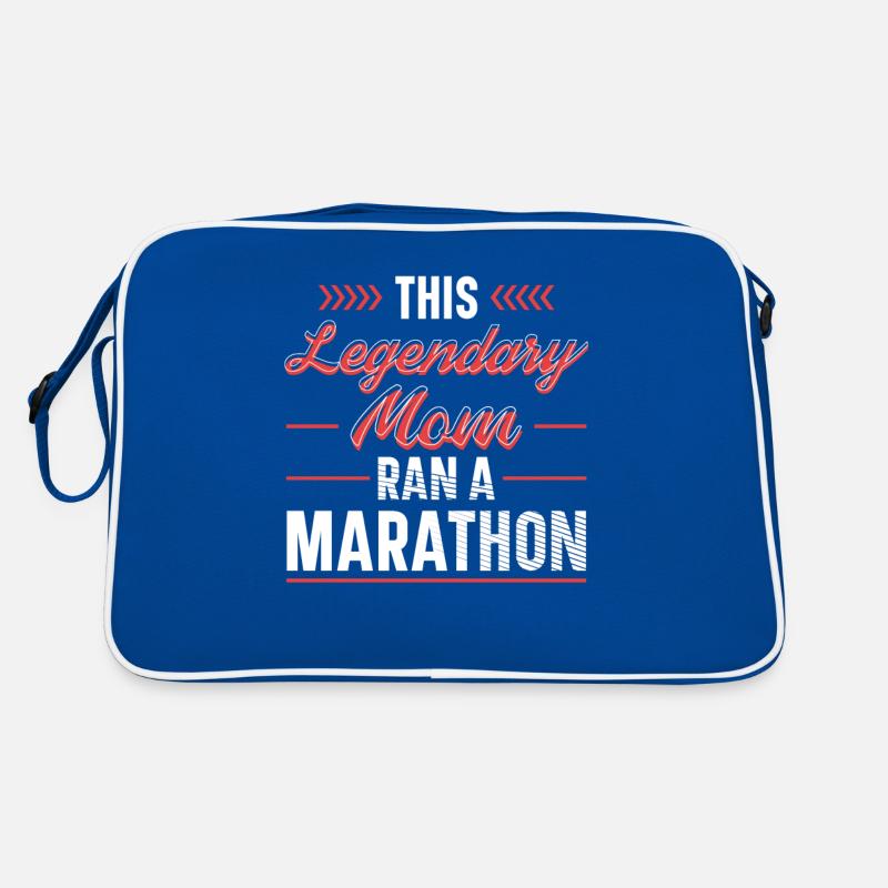 Legendary Mom Marathon Runner Marathon Clothing Retro Bag