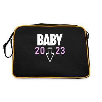 Bébé Fille 2023 Fille - Sac Retro - noir/or - Dos