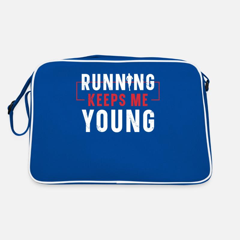Running Keeps Me Young Runner Marathon Trail Retro Bag