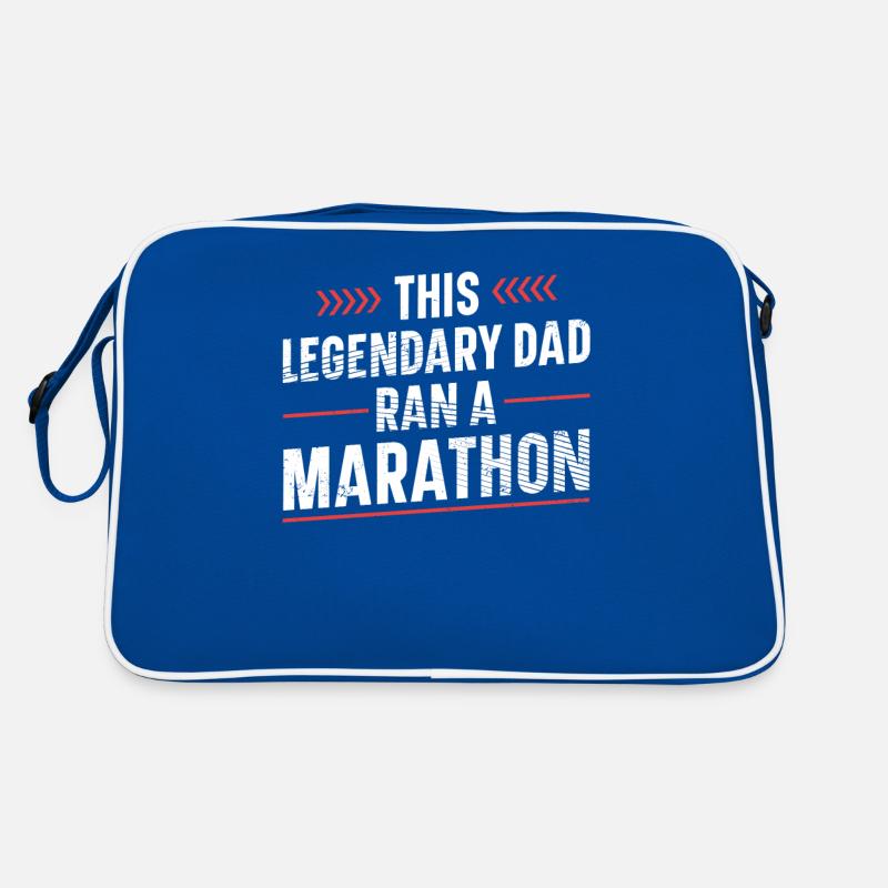 The legendary father ran a marathon Retro Bag