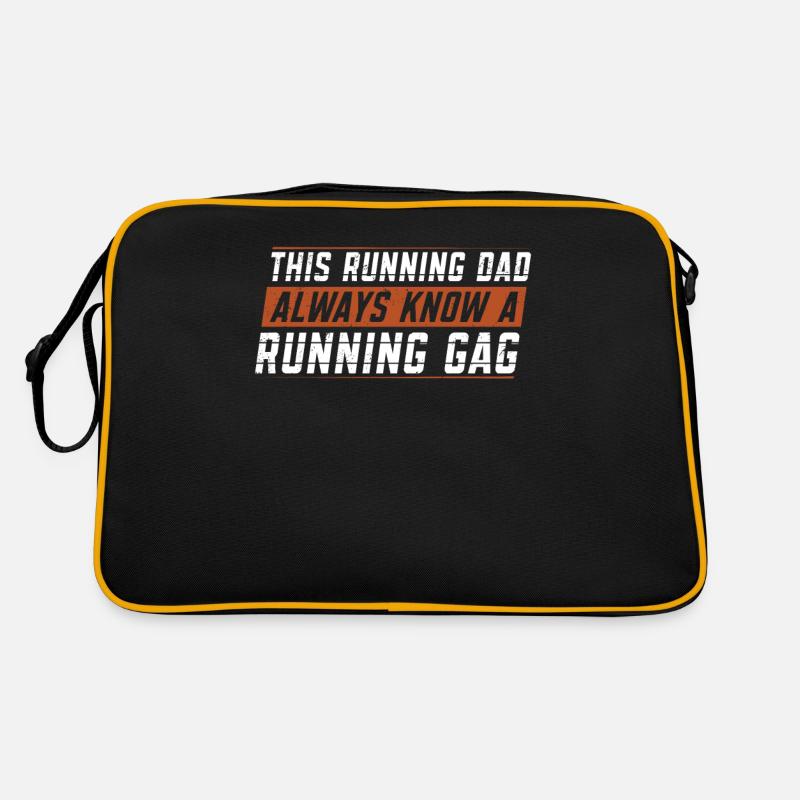 This Running Dad Always Know, A Running Gag Retro Bag