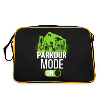 Parkour Free Running Traceur - Retro Bag - black/gold - Back