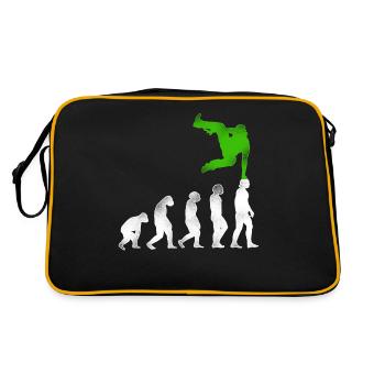 Parkour Free Running Traceur - Retro Bag - black/gold - Back