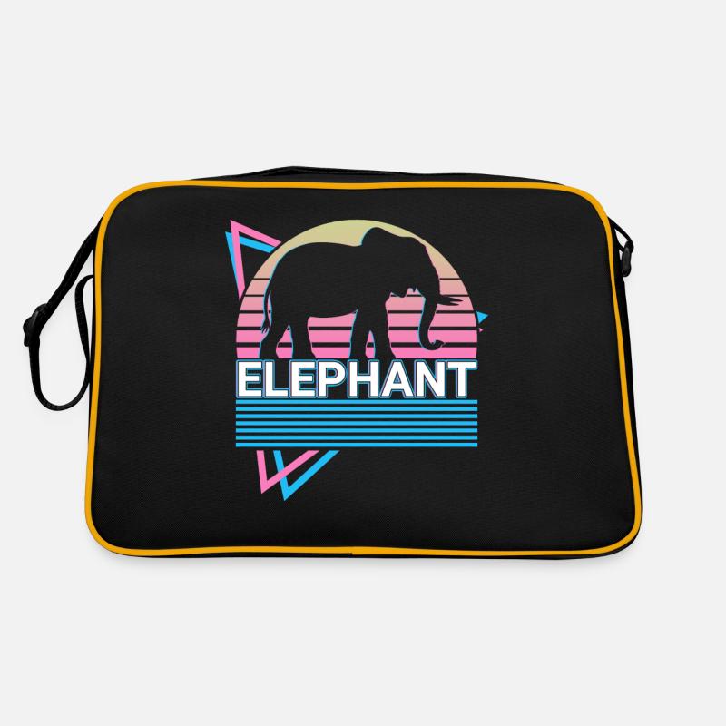 Elefant Retro Geschenk Retro Tasche